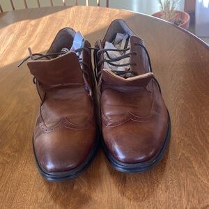 Men’s NUNN BUSH Size 13 Dark Brown Leather Dress Shoes Excellent Used